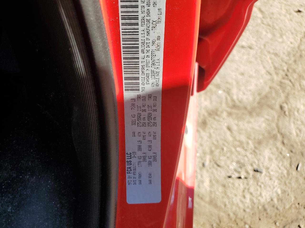 2019 RAM 1500