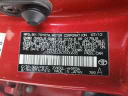 2012 TOYOTA PRIUS