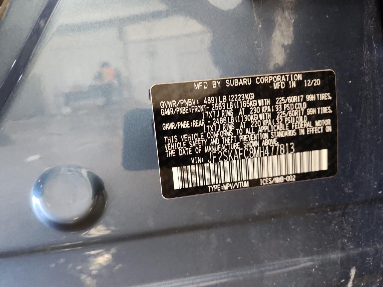 2021 SUBARU FORESTER