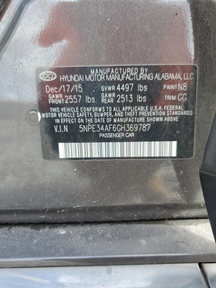 2016 HYUNDAI SONATA