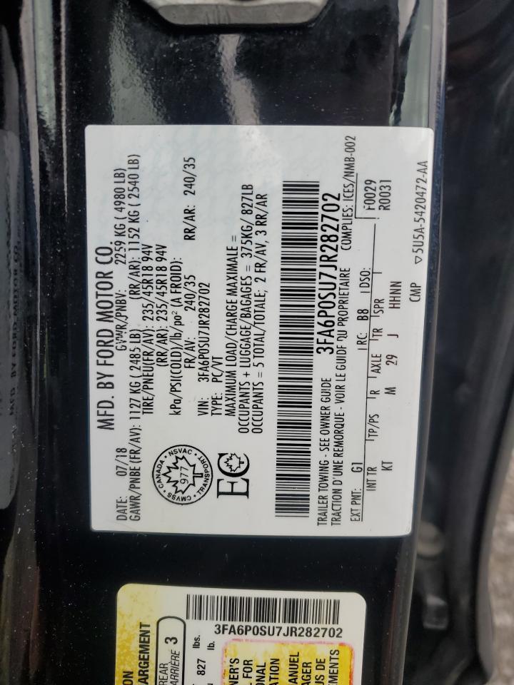2018 FORD FUSION