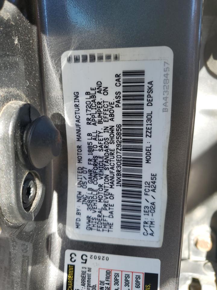 2007 TOYOTA COROLLA