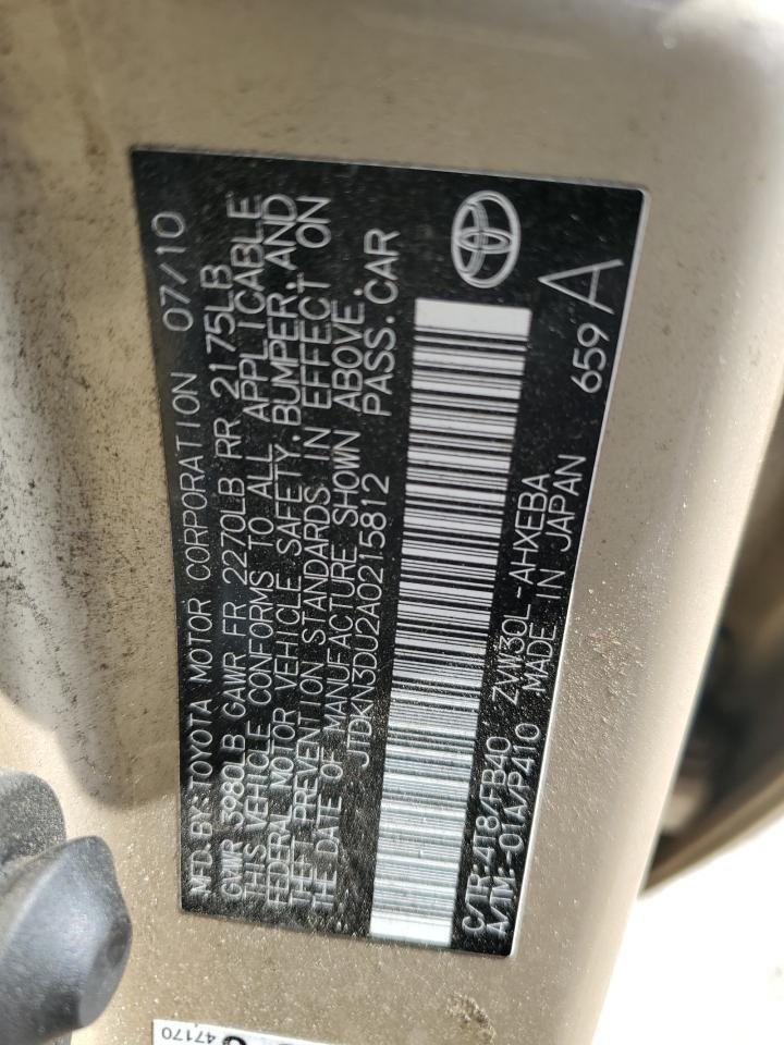 2010 TOYOTA PRIUS