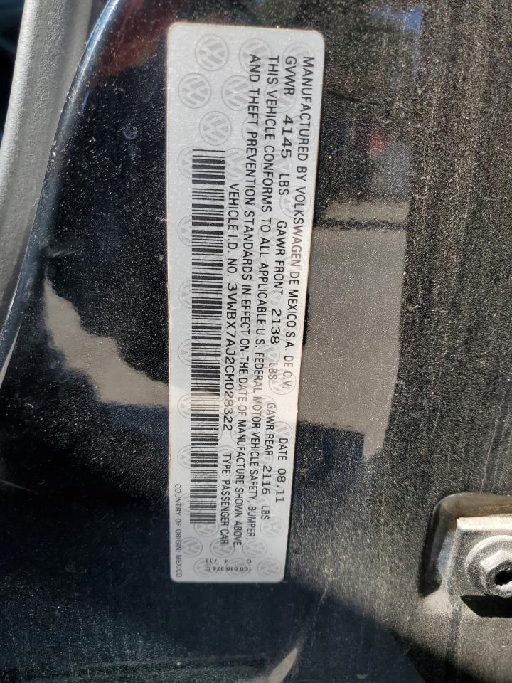 2012 VOLKSWAGEN JETTA