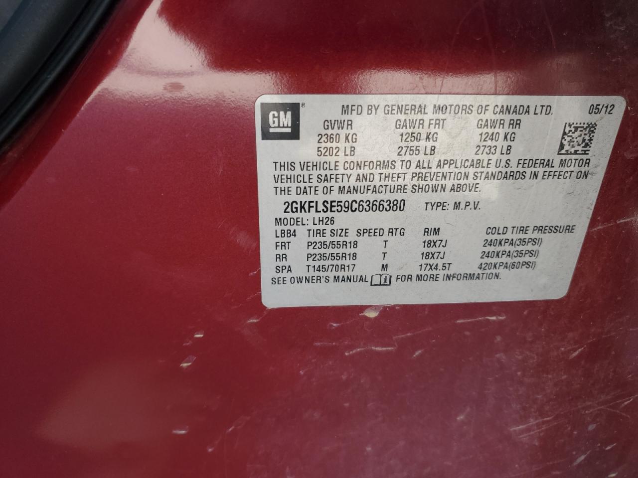 2012 GMC Terrain