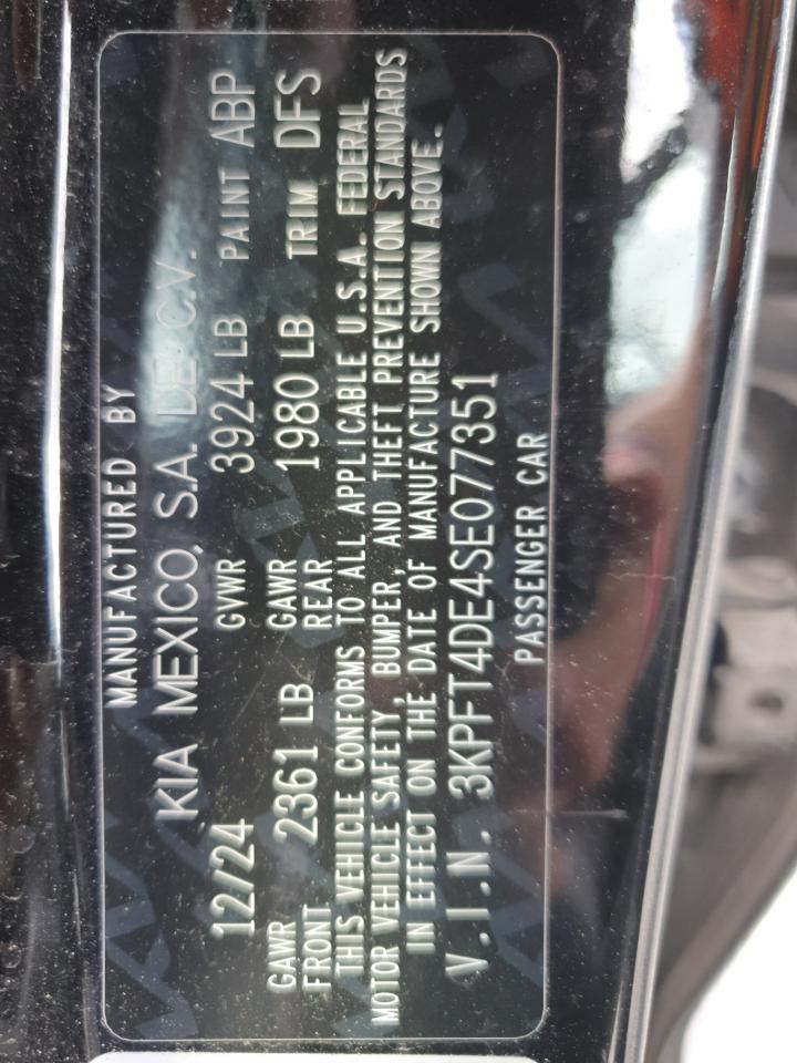2025 KIA K4