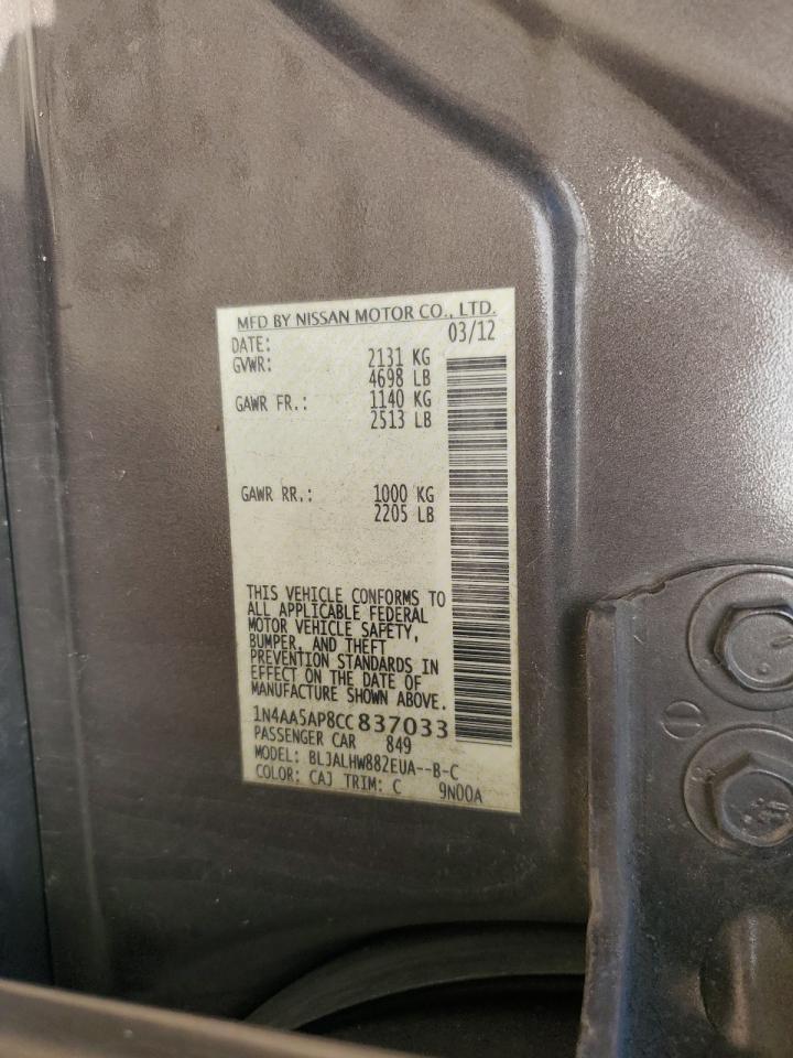 2012 NISSAN Maxima