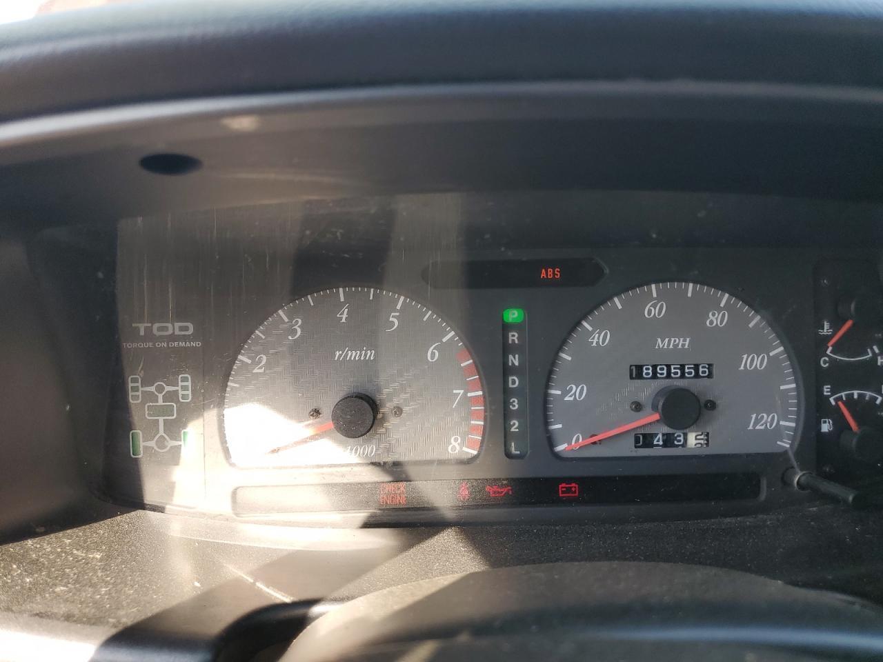 2001 ISUZU Vehicross