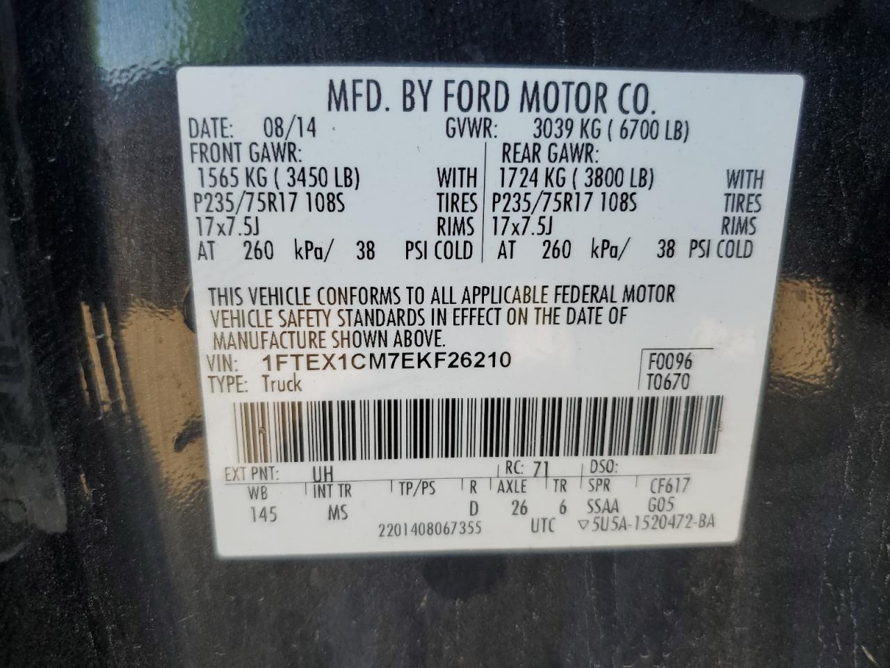 2014 FORD F-150