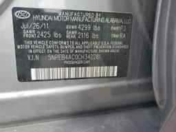 2012 HYUNDAI SONATA
