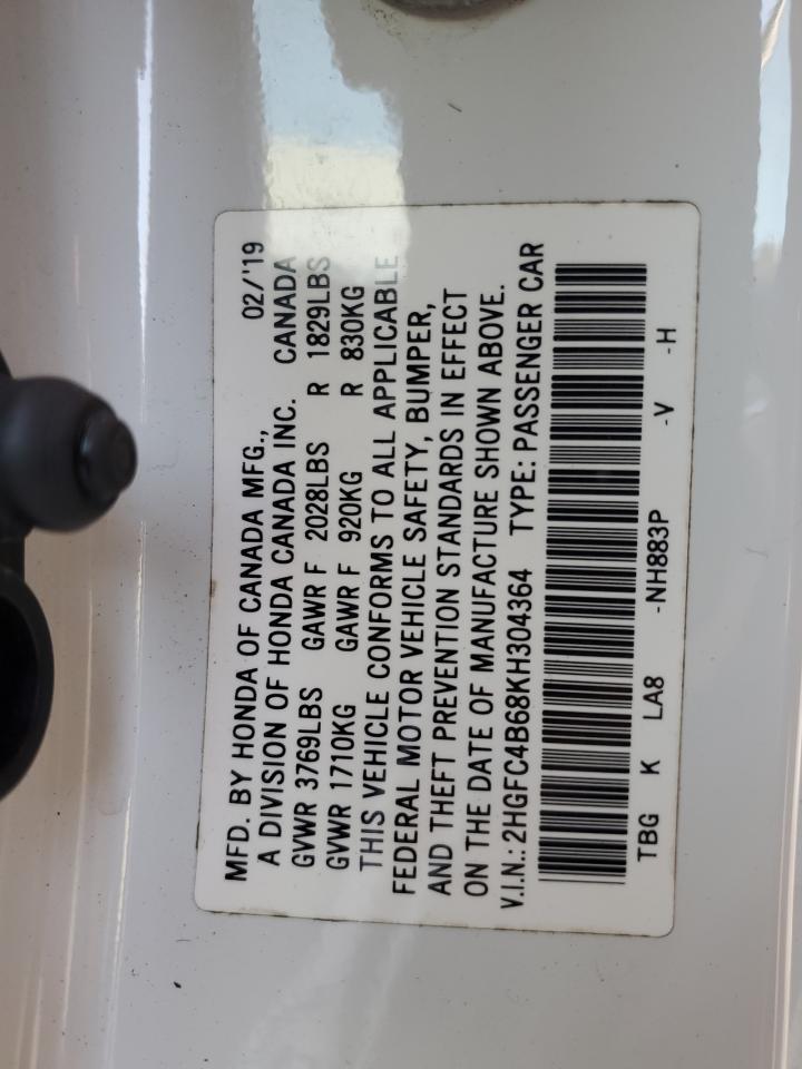 2019 HONDA CIVIC