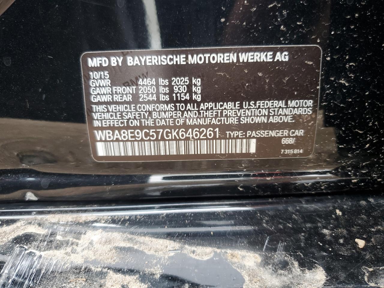 2016 BMW 3 SERIES