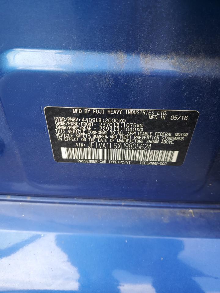 2017 SUBARU WRX
