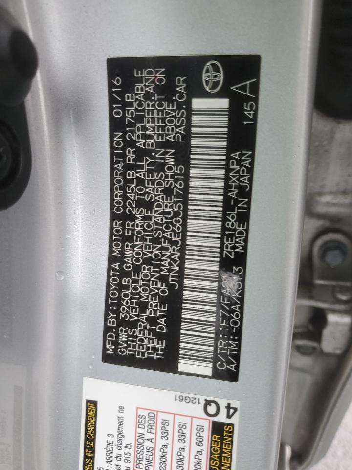 2016 TOYOTA SCION