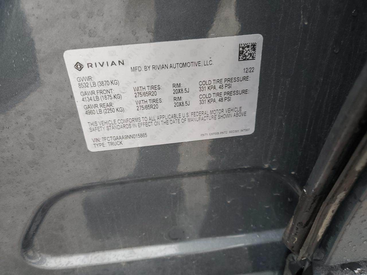 2022 RIVIAN R1t