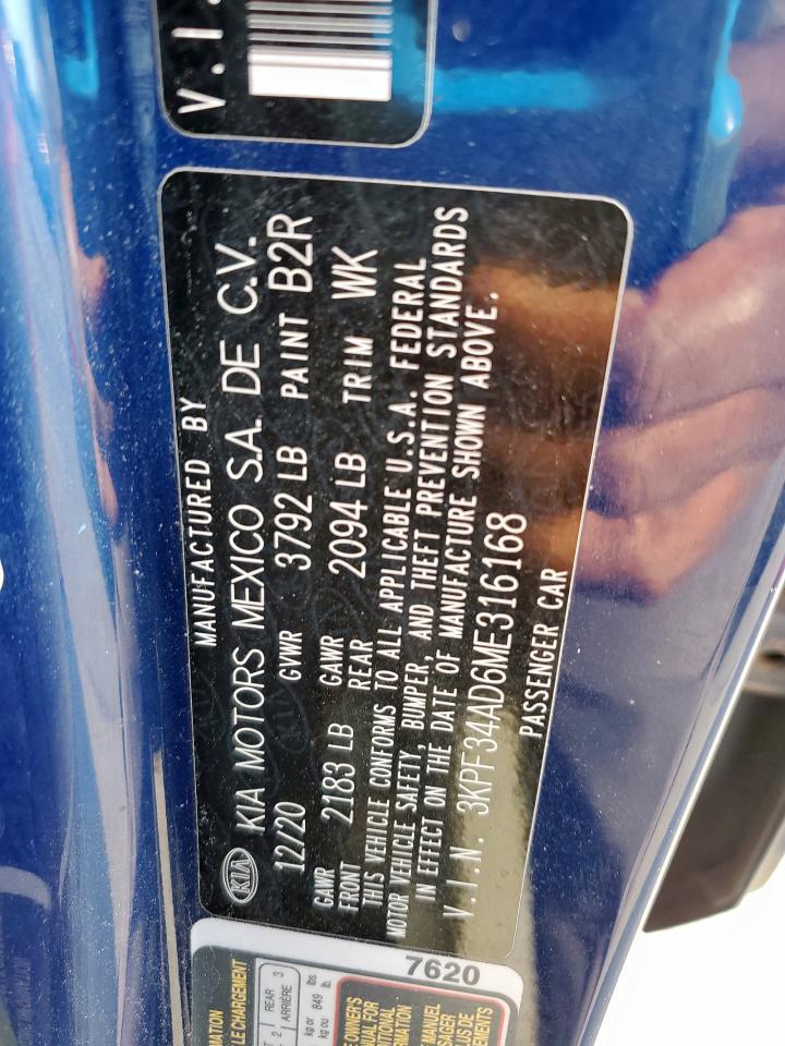 2021 KIA FORTE