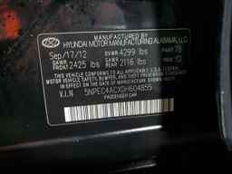 2013 HYUNDAI SONATA