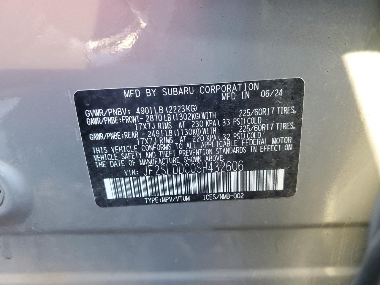 2025 SUBARU FORESTER