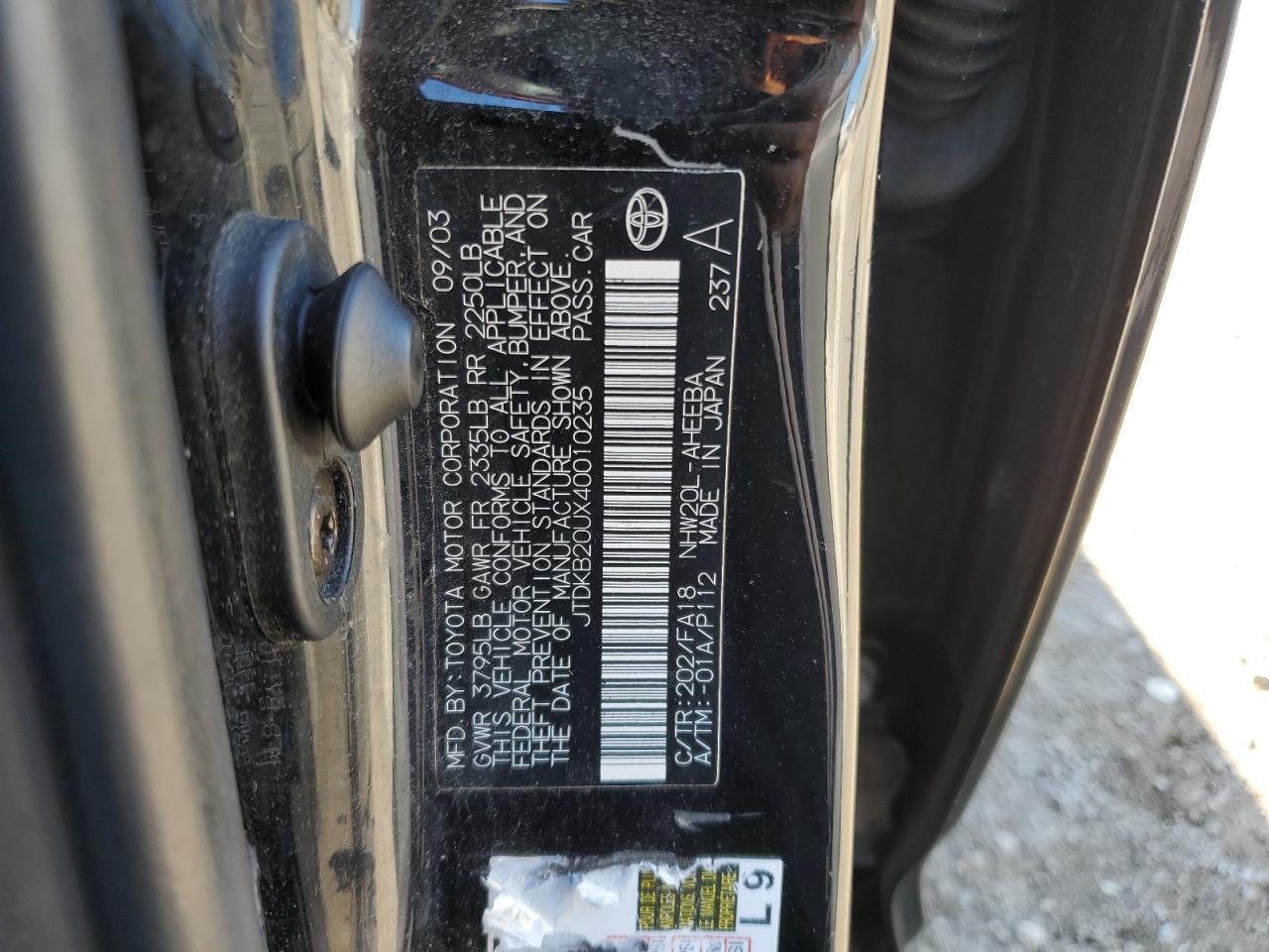 2004 TOYOTA PRIUS