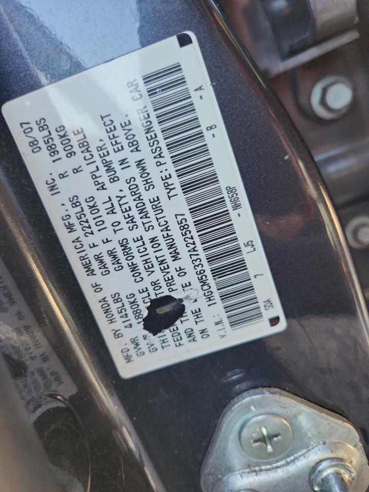 2007 HONDA ACCORD