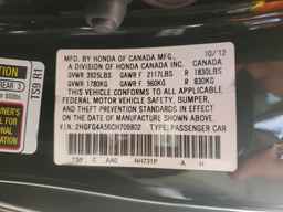 2012 HONDA CIVIC