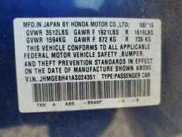 2010 HONDA FIT