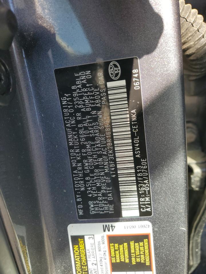 2011 TOYOTA CAMRY