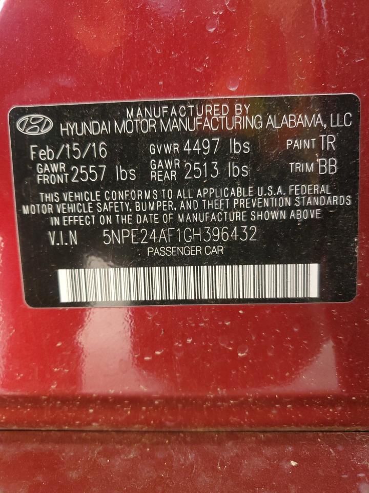 2016 HYUNDAI SONATA