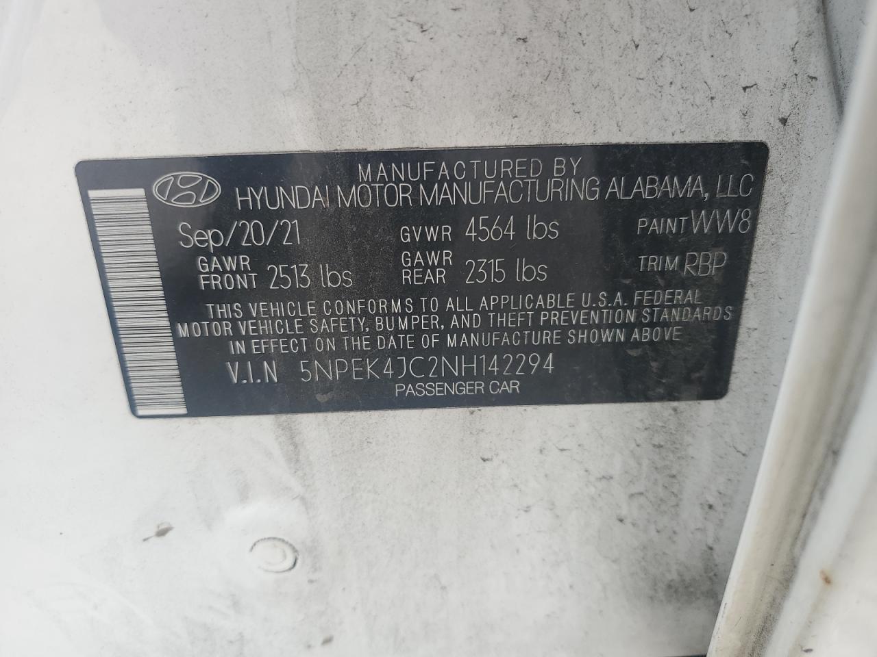 2022 HYUNDAI SONATA
