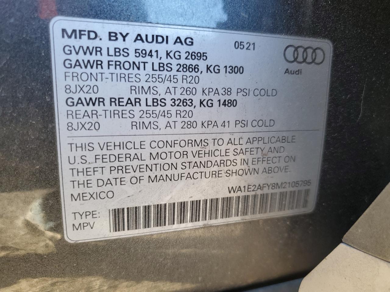 2021 AUDI Q5