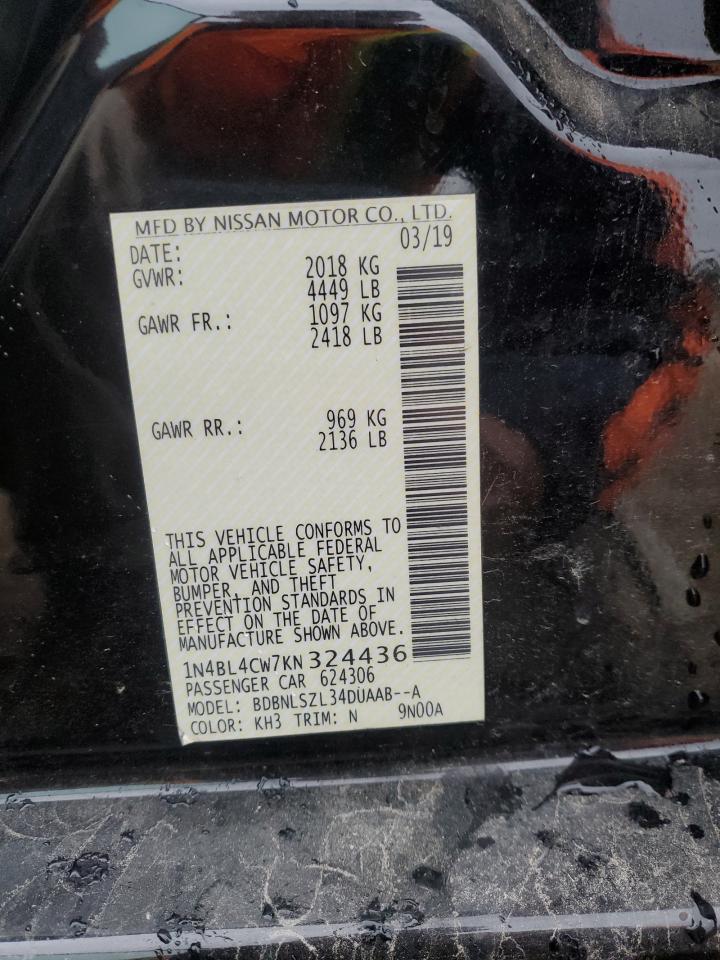 2019 NISSAN ALTIMA