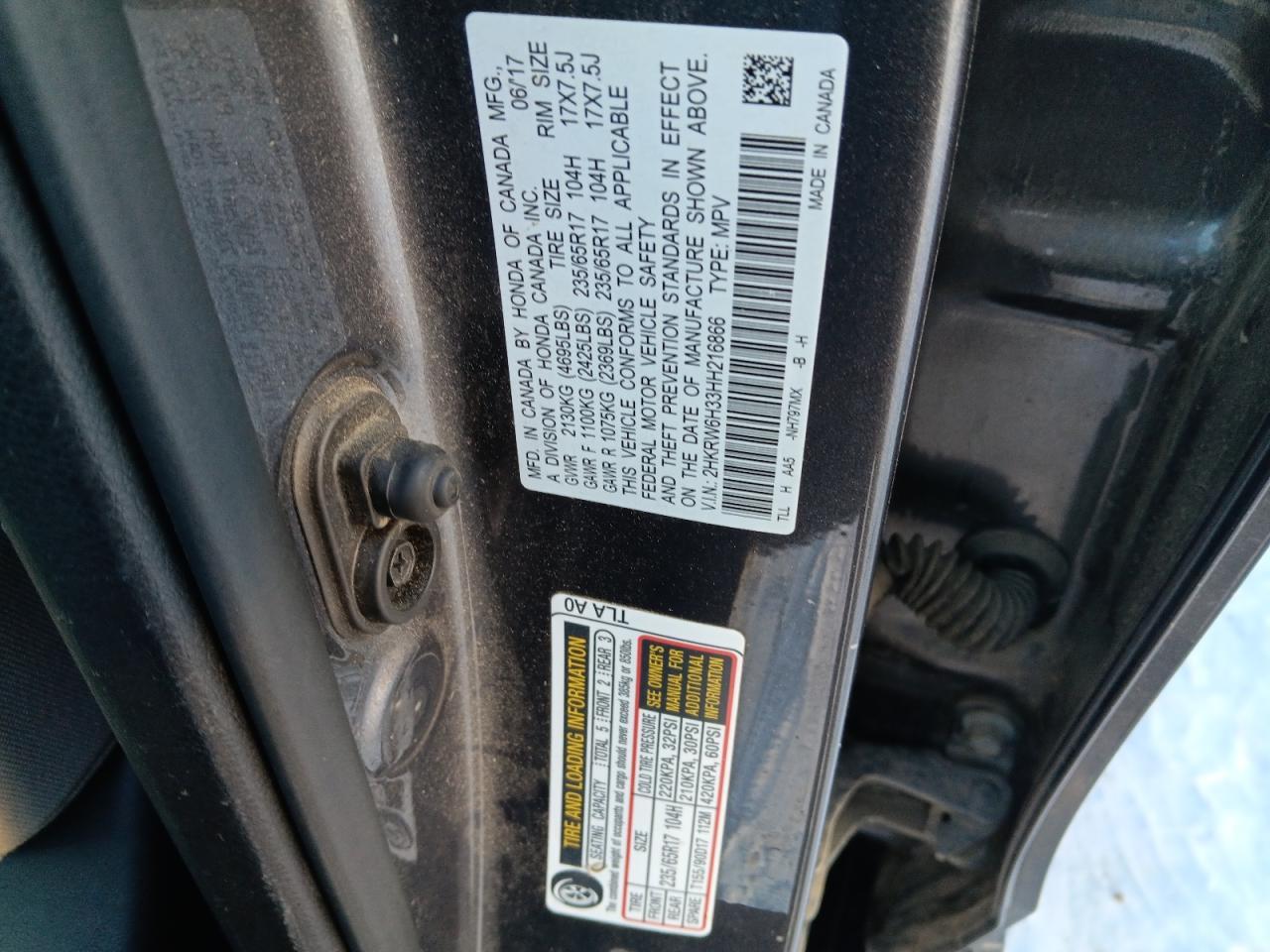 2017 HONDA CR-V