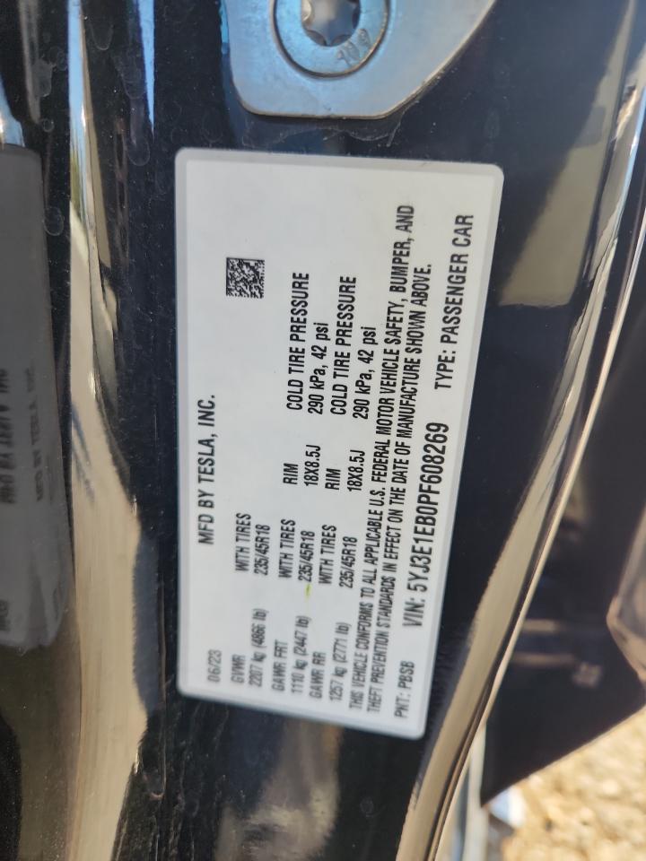 2023 TESLA MODEL 3