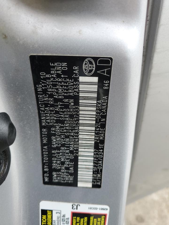 2010 TOYOTA COROLLA
