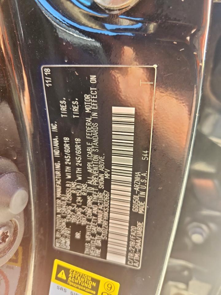 2019 TOYOTA HIGHLANDER