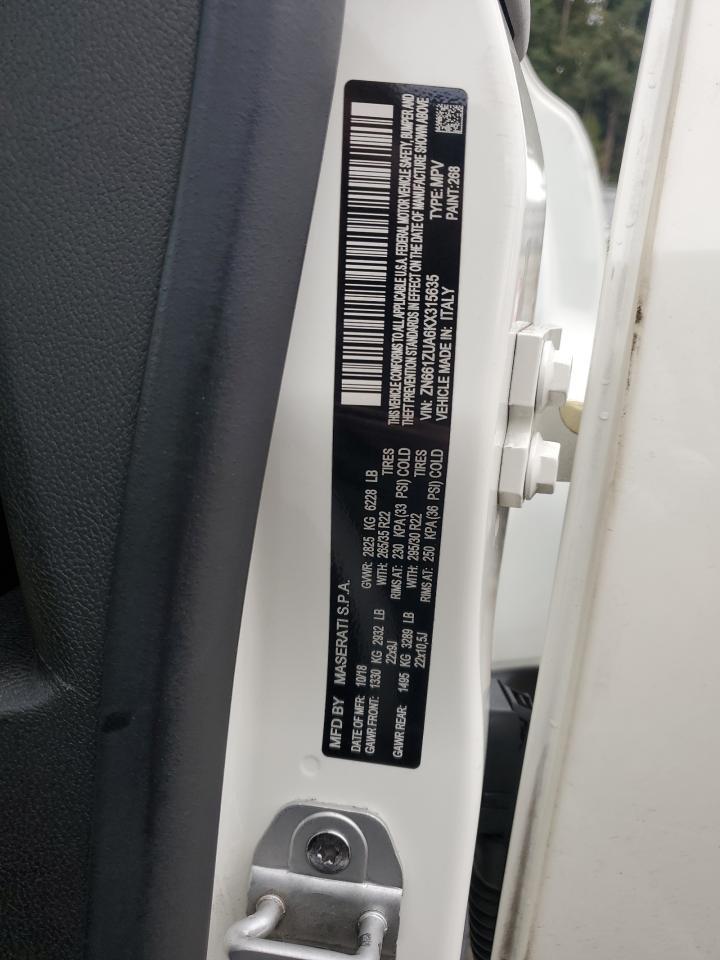 2019 MASERATI Levante
