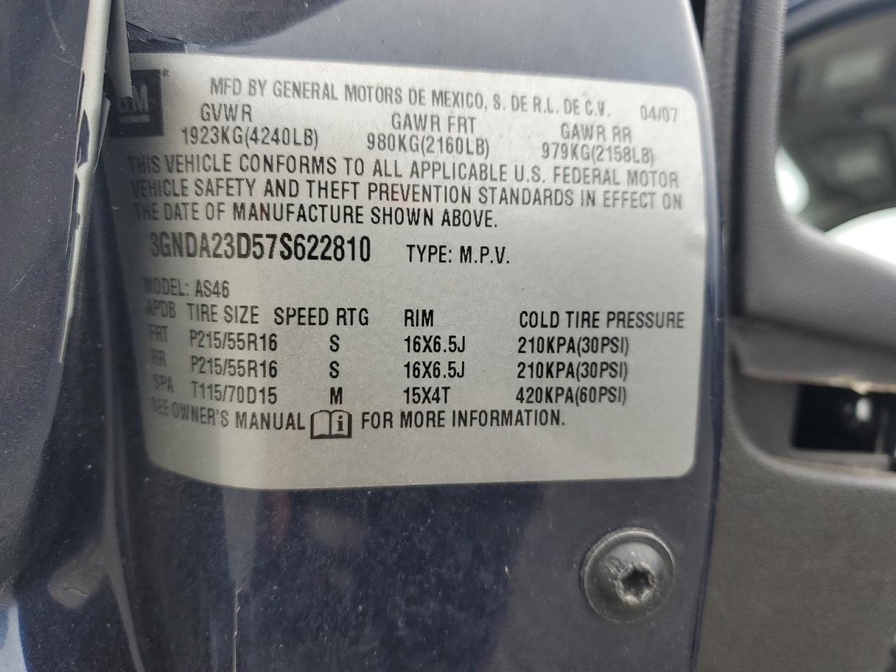 2007 CHEVROLET HHR