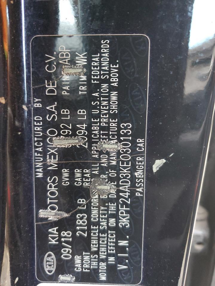 2019 KIA FORTE