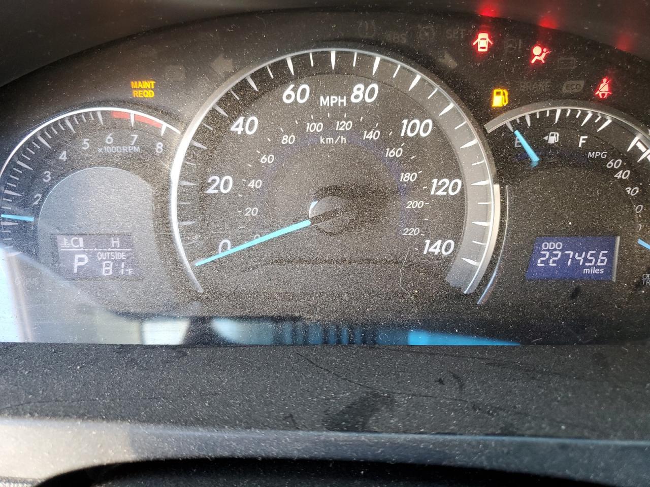 2012 TOYOTA CAMRY