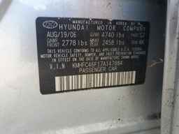 2007 HYUNDAI Azera