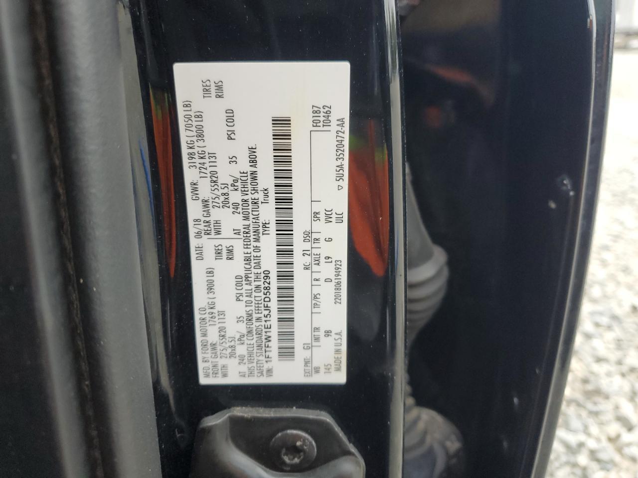 2018 FORD F-150