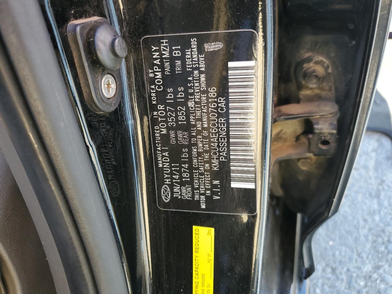 2012 HYUNDAI ACCENT