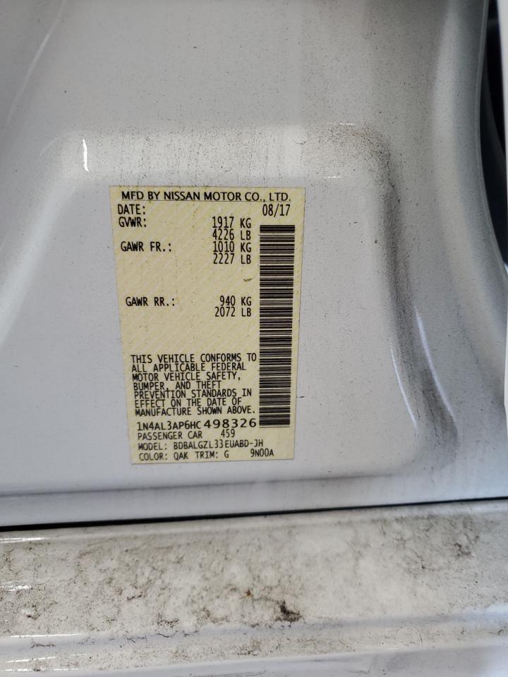 2017 NISSAN ALTIMA