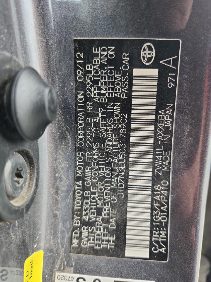 2012 TOYOTA PRIUS V