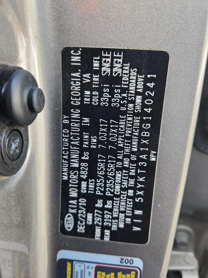 2011 KIA SORENTO