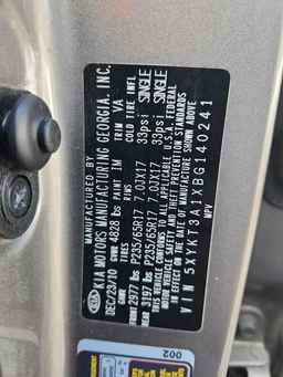 2011 KIA SORENTO