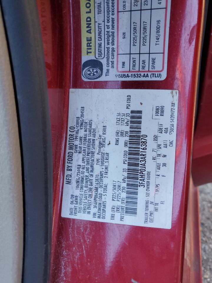 2010 FORD FUSION