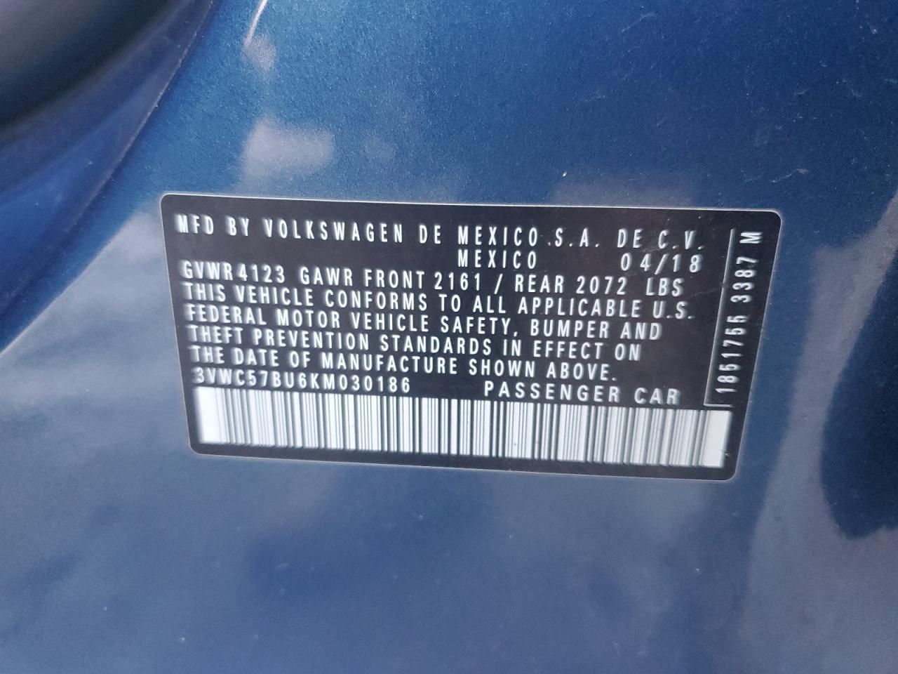 2019 VOLKSWAGEN JETTA