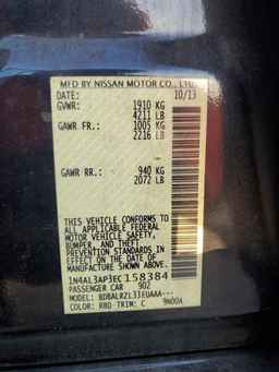 2014 NISSAN ALTIMA