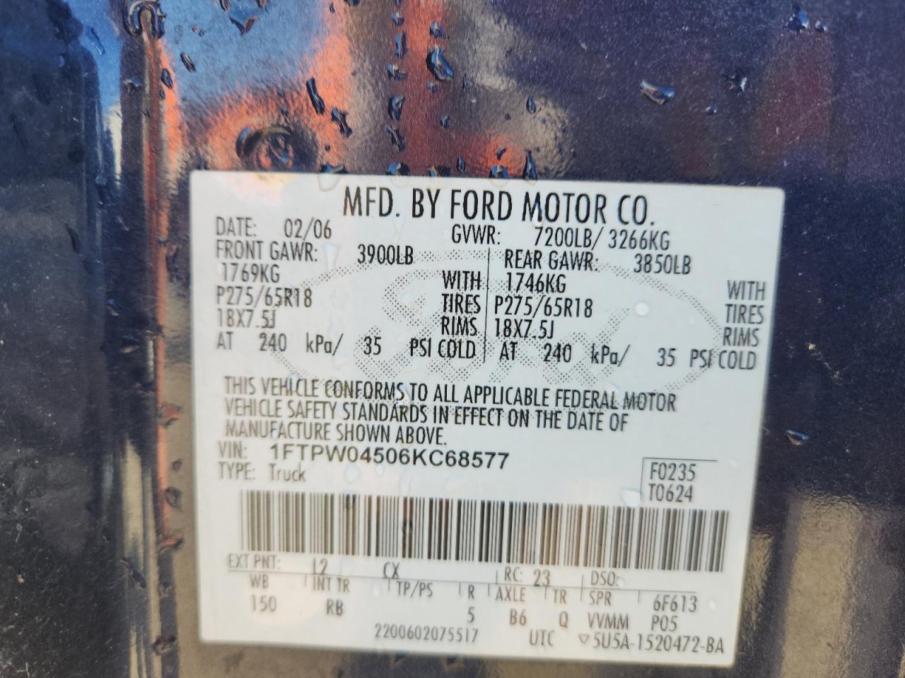 2006 FORD F-150